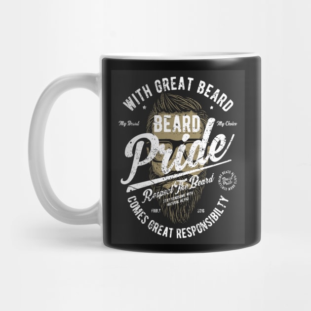 Beard Pride Beard Guy Shirt Berded Man Real Men Have Beards by MrWatanabe